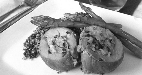 Filet au basilic